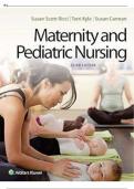 TEST BANK FOR Maternity and pediatric nursing 3rd edition ISBN 978-1451194005 CORRECT VERIFIED QUESTIONS AND ANSWERS 100% GRADED A+