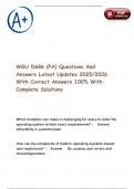 WGU D686 &lpar;PA&rpar; Questions And Answers Latest Updates 2025&sol;2026 With Correct Answers 100&percnt; With Complete Solutions