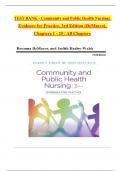 TEST BANK FOR Community and Public Health Nursing 3rd Edition by Rosanna DeMarco&semi; Judith Healey-Walsh A&plus;