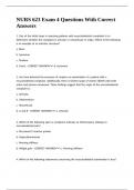 NURS 623 Exam 4 Questions With Correct Answers&period;