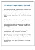Microbiology Exam 2 Study Set - Rio Salado 