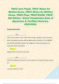 TNCC test PrepA&comma; TNCC Notes for Written Exam&comma; TNCC Notes for Written Exam&comma; TNCC Prep&comma; TNCC EXAM&comma; TNCC 8th Edition &sol; Smart Compilation Sets of Questions & Certified Answers&comma; 2025&sol;2026&period; 