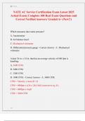NATE AC Service Certification Exam Latest 2025 Actual Exam&vert; Complete 100 Real Exam Questions and Correct Verified Answers&sol; Graded A&plus; &lpar;New&excl;&excl;&rpar;