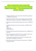 MEDCA PHLEBOTOMY FINAL EXAM PREP  2025&sol;2026 ACCURATE QUESTIONS WITH VERIFIRD  CORRECT SOLUTIONS &vert;&vert; 100&percnt; GUARANTEED PASS   <RECENT VERSION> 