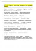 PN 4001 Exam &ndash; Questions Answered Correctly By Expert