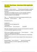 PN 4001 Final Exam &ndash; Questions With Applicable Solutions
