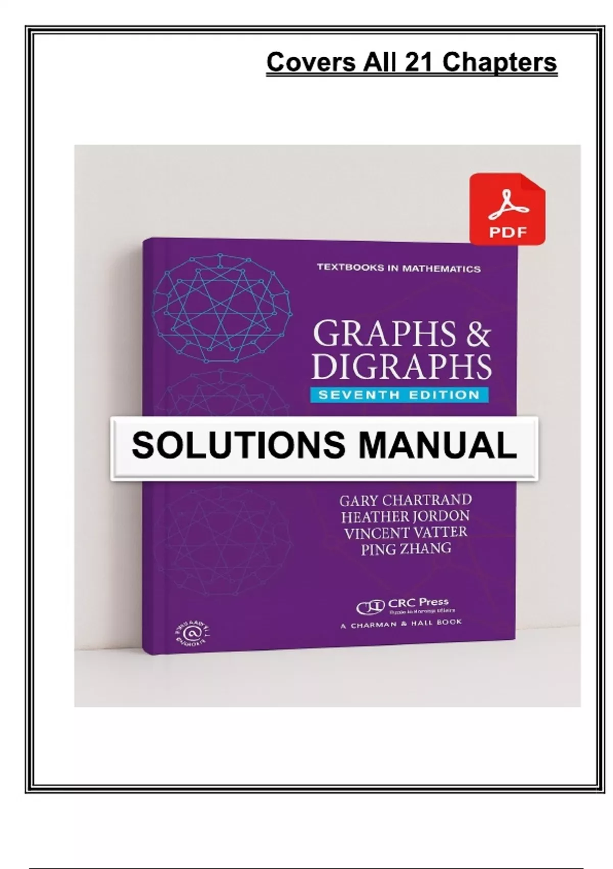 Solution Manual for Graphs & Digraphs (7th Edition) by Chartrand, 2024 ...