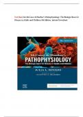 Test Bank for McCance & Huether's Pathophysiology&colon; The Biologic Basis for Disease in Adults and Children 9th Edition&period; Instant Download&period;
