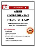 ATI RN Comprehensive Predictor Exam &ndash; 2023 Retake Review with Practice Questions And Answers &vert; PDF