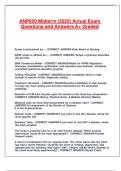 ANP650 Midterm &lpar;2025&rpar; Actual Exam Questions and Answers A&plus; Graded&period;