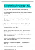 PA Boating Exam Test Questions With All Correct Solutions 2025-2026 Edition&period;
