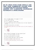 NR 283 &sol;NR283 PATHO EXAM2 WEEK3&comma;4&comma;5 AND FINAL EXAM CHAMBERLAIN COLLEGE EXAM 170 QUESTIONS WITH DETAILED VERIFIED ANSWERS WITH ELABORATED DIAGRAMSAND RATIONALES &sol;A&plus; GRADE ASSURED