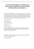 CEA Exam 2025 Spring&ndash;Summer Edition &vert; 300&plus; Realistic Practice Questions and Verified Answers with Rationales &vert; Complete A&plus; Graded Study Guide
