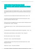 C236 WGU Final Review Exam Questions with Solved Solutions Rated A&plus;&period;