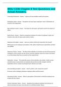WGU C236 Chapter 8 Test Questions and Actual Answers&period;