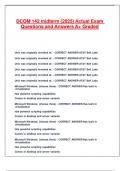 DCOM 142 midterm &lpar;2025&rpar; Actual Exam Questions and Answers A&plus; Graded&period;