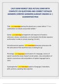 CALP EXAM NEWEST 2025 ACTUAL EXAM WITH  COMPLETE 150 QUESTIONS AND CORRECT DETAILED  ANSWERS &lpar;VERIFIED ANSWERS&rpar; ALREADY GRADED A&plus; &vert;  GUARANTEED PASS 