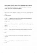 GCSS-Army MaST Course Test 1 Questions and Answers