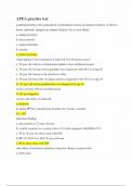 APEA practice test