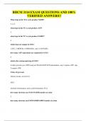 BHCM 3114 EXAM QUESTIONS AND 100&percnt; VERIFIED ANSWERS&excl;&excl;