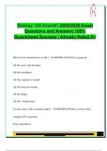 Biology 109 &ndash; Exam &num;1 &lpar;85 Questions with 100&percnt; Correct Answers&rpar; &vert; Ultimate Fundamentals of Life & Cellular Processes Study Guide 2025&sol;2026
