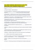 AAA FOOD HANDLER CORE EXAM SET 2025&sol;2026 QUESTIONS AND ANSWERS GUARANTEE A&plus;