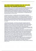 AAA FOOD HANDLER EXAMINATION TEST 2025&sol;2026 QUESTIONS AND ANSWERS GUARANTEE A&plus;