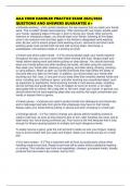 AAA FOOD HANDLER PRACTICE EXAM 2025&sol;2026 QUESTIONS AND ANSWERS GUARANTEE A&plus;