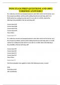 POM EXAM PREP QUESTIONS AND 100&percnt; VERIFIED ANSWERS&excl;&excl;