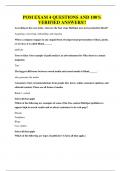 POM EXAM 4 QUESTIONS AND 100&percnt; VERIFIED ANSWERS&excl;&excl;