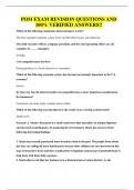 POM EXAM REVISION QUESTIONS AND 100&percnt; VERIFIED ANSWERS&excl;&excl;