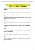 POM EXAM REVIEW QUESTIONS AND 100&percnt; VERIFIED ANSWERS&excl;&excl;