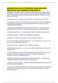 ARIZONA REAL ESTATE REVISION EXAM 2025&sol;2026 QUESTIONS AND ANSWERS GUARANTEE A&plus;