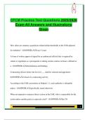 CFCM Practice Exam 2025&sol;2026 &vert; Fully Solved Questions on FAR&comma; Contract Types&comma; Acquisition Planning&comma; Protests&comma; Cost Principles & Ethics