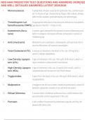 NSG 6440 PREDICTOR TEST QUESTIONS AND ANSWERS &lpar;VERIFIED AND WELL DETAILED ANSWERS&rpar; LATEST 2025&sol;2026