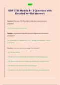 EDF 2720 Module 8-12 Questions with  Detailed Verified Answers