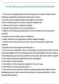 NUR 1390 Exam -2 QUESTIONS WITH ANSWERS