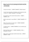 Black Seal LP NJ EXAM QUESTIONS WITH ANSWERS