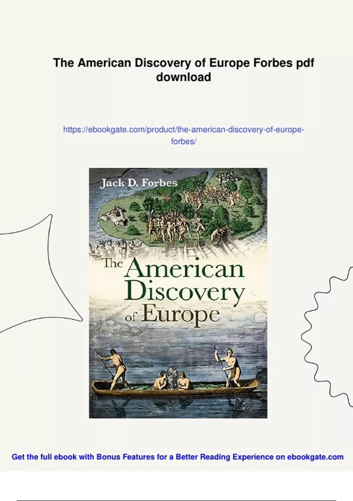 Summary The American Discovery of Europe Forbes - Digital Download - Ebookname - Stuvia US
