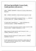 MN State Special Boiler License Study Guide questions with answers
