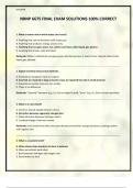 NRNP 6675 FINAL EXAM SOLUTIONS 100&percnt; CORRECT