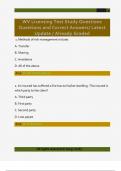 WV Licensing Test Study Questions  Questions and Correct Answers&sol; Latest  Update &sol; Already Graded