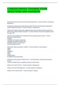 LONDON DRUGS TRAINING EXAM QUESTIONS AND ANSWERS