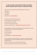 CLC PRACTICE EXAM 3 2025 UPDATE QUESTIONS AND CORRECT  VERIFIED ANSWERS ALREADY GRADED A&plus; &lpar;BRAND NEW VISION&rpar;