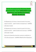 ILLINOIS NURSING HOME ADMINISTRATOR EXAM PACKAGE DEAL QUESTIONS AND VERIFIED DETAILED ANSWERS &vert; 100&percnt; GUARANTEED PASS &vert; ALREADY GRADED A&plus;