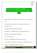 Minchella BIO 121 Exam 1 Guide 2025&sol;2026 &ndash; 100&plus; Solved Q&As on Cell Biology&comma; Metabolism&comma; Photosynthesis&comma; DNA & Reproduction