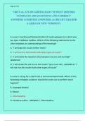 VIRTUAL ATI RN GREENLIGHT NEWEST 2025&sol;2026  COMPLETE 180 QUESTIONS AND CORRECT  ANSWERS &lpar;VERIFIED ANSWERS&rpar; &vert;ALREADY GRADED  A&plus;&vert;&vert;BRAND NEW VERSION&excl;&excl;