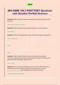 JKO SERE 100&period;2 POSTTEST Questions  with Detailed Verified Answers 