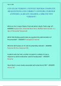 CEN EXAM VERSION 2 NEWEST 2025&sol;2026 COMPLETE  400 QUESTIONS AND CORRECT ANSWERS &lpar;VERIFIED  ANSWERS&rpar; &vert;ALREADY GRADED A&plus;&vert;&vert;BRAND NEW  VERSION&excl;&excl;