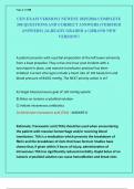 CEN EXAM VERSION1 NEWEST 2025&sol;2026 COMPLETE  300 QUESTIONS AND CORRECT ANSWERS &lpar;VERIFIED  ANSWERS&rpar; &vert;ALREADY GRADED A&plus;&vert;&vert;BRAND NEW  VERSION&excl;&excl;